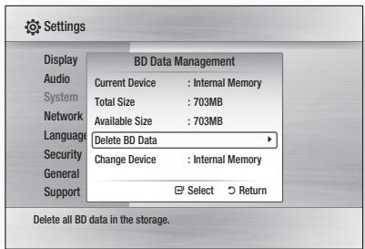 SAMSUNG BD-C6500 - BD Data Management - 1