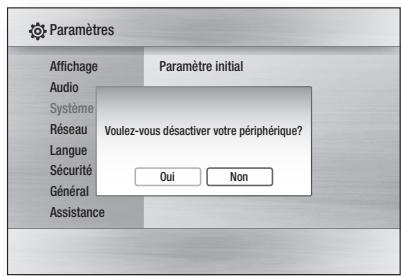 SAMSUNG BD-C6500 - DivX(R) Désactivation - 1