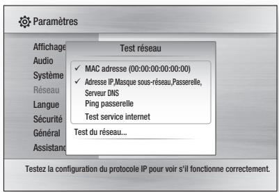SAMSUNG BD-C6500 - Test réseau - 1