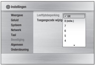SAMSUNG BD-C6500 - Leeftijdsbeperking - 1