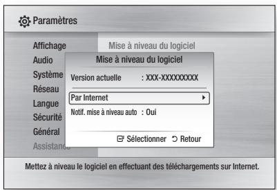 SAMSUNG BD-C6500 - Mise à niveau du logiciel - 1