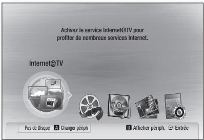 SAMSUNG BD-C6500 - Premiers pas avec Internet@TV - 1