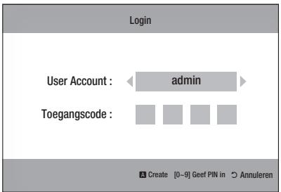 SAMSUNG BD-C6500 - Aanmelden bij een account - 1