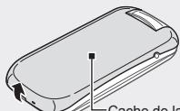 SAMSUNG E1270 - Insérer la carte SIM et la batterie - 1