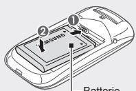 SAMSUNG E1270 - Insérer la carte SIM et la batterie - 3