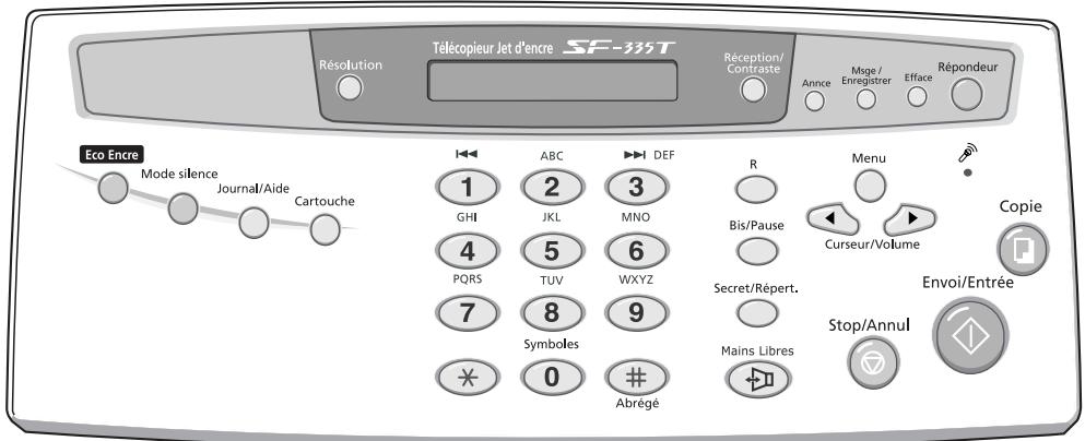 SAMSUNG SF-330 - Panneau de commandes - 1