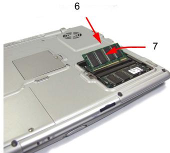 SAMSUNG NX05RP12K4 - Pour installer un module mémoire : - 5