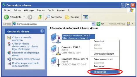 SAMSUNG NX15TPHGW2 - Etape 1. Configuration du partage d'Internet. - 2