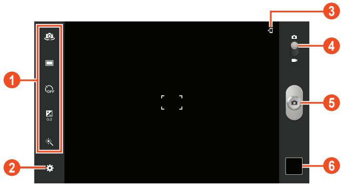 SAMSUNG GALAXY TAB 2 - > Prendre une photo - 1