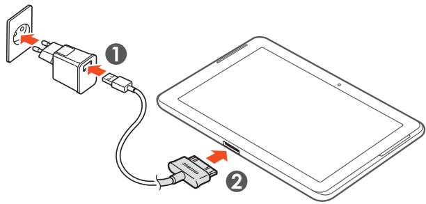 SAMSUNG GALAXY TAB 2 - Charger la batterie - 3