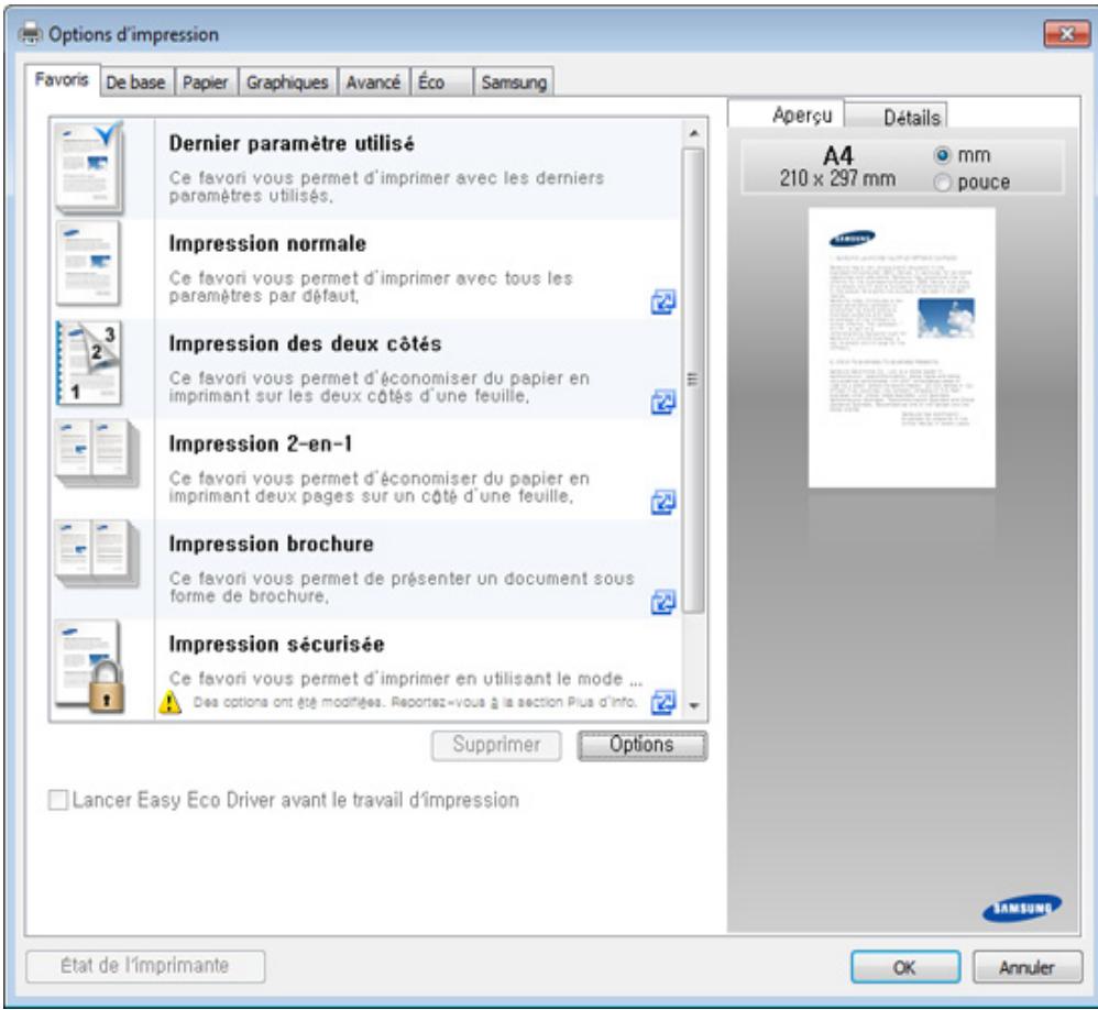 SAMSUNG XPRESS SL-C1860FW - Ouverture des préférences d'impression - 3