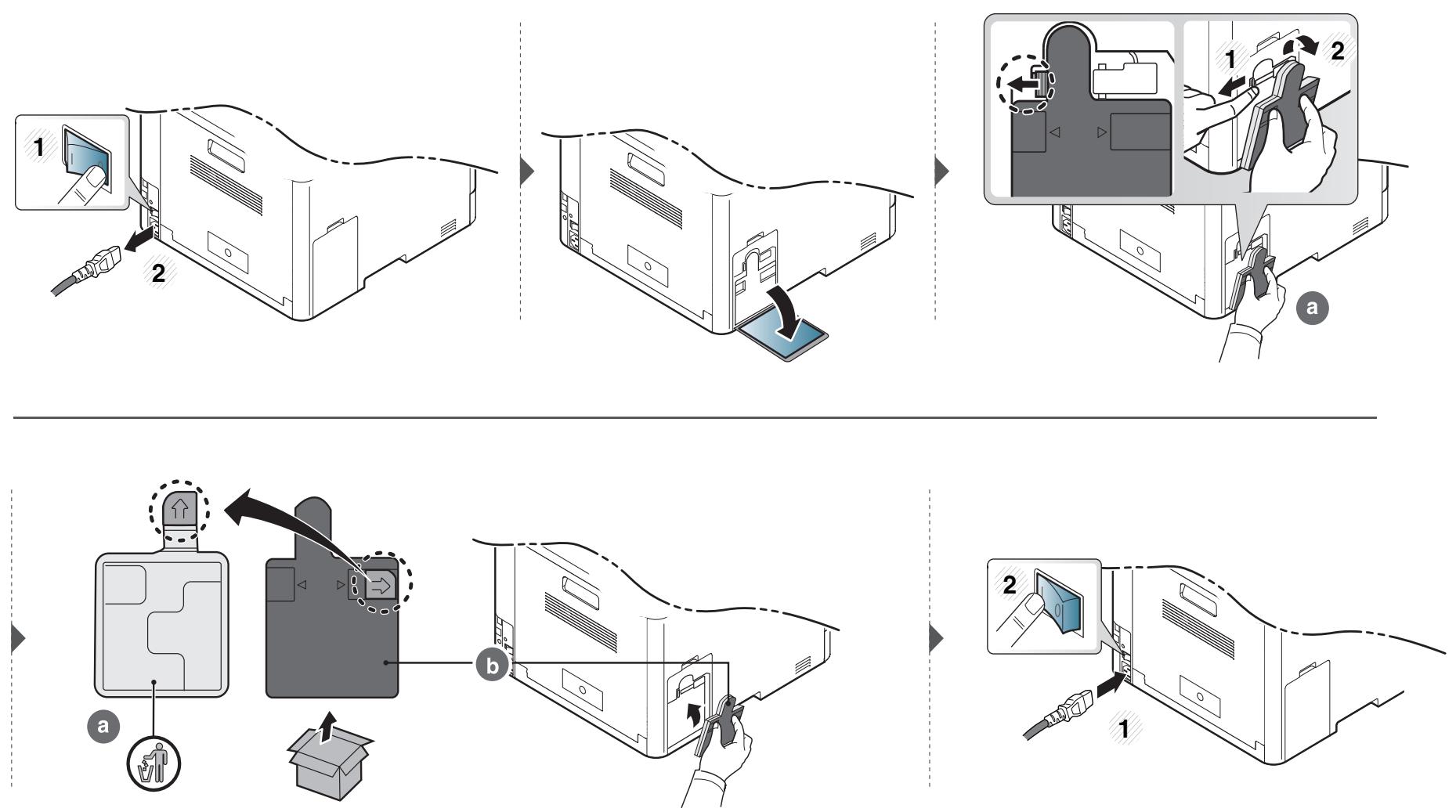 SAMSUNG XPRESS SL-C1860FW - Remplacement du récupérateur de toner usagé - 1