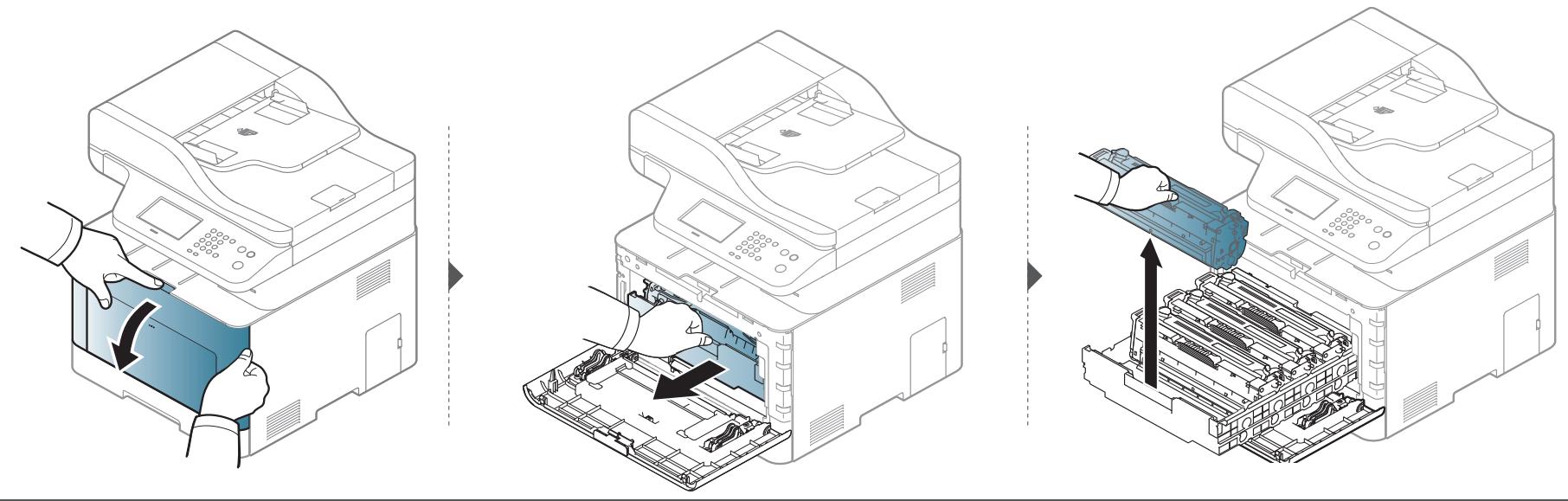 SAMSUNG XPRESS SL-C1860FW - Remplacement de la cartouche de toner - 1