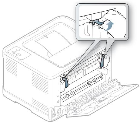 SAMSUNG CLP-320N - Dans la zone du bac de sortie - 7