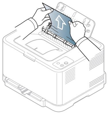 SAMSUNG CLP-320N - Dans la zone du bac de sortie - 10