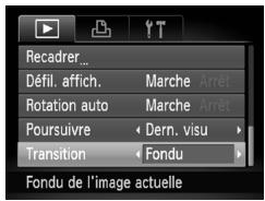CANON POWERSHOT A3350 IS - Modification des effets de transition des images - 1