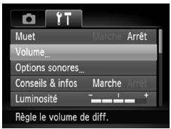 CANON POWERSHOT A3350 IS - Affichez le menu. - 1