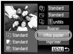 CANON POWERSHOT A3350 IS - Choix de la taille de papier et de la mise en page pour l'impression - 1