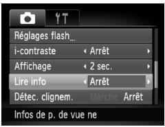 CANON POWERSHOT A3350 IS - Modification de l'affichage de l'image juste après la prise de vue - 1