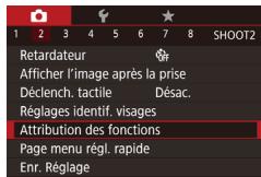 CANON POWERSHOT G5 X - Attribution de fonctions aux commandes - 3