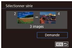 CANON POWERSHOT G5 X - Configuration de l'impression pour une plage d-images - 3