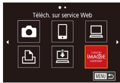 CANON POWERSHOT G5 X - Téléchargement d'images vers des services Web - 2