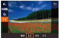 CANON POWERSHOT G5 X - Modification du rapport largeur-hauteur - 3