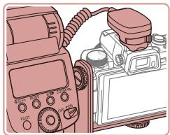 CANON POWERSHOT G5 X - Utilisation du support Speedlite SB-E2 (vendu séparation) - 1