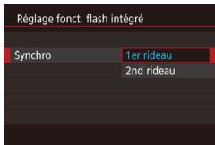 CANON POWERSHOT G5 X - Modification de la synchronisation du flash - 3