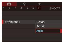 CANON POWERSHOT G5 X - Utilisation de l'attenuateur - 1