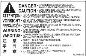 CANON L150 - Information zur Lasersicherheit - 1