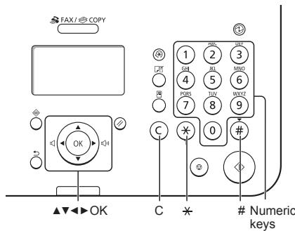 CANON L150 - Navigation dans le menu et méthode de saisie de texte Navigazione del menu e metodo di input del testo Navigieren durch das Menü und Texteingabemethode - 1