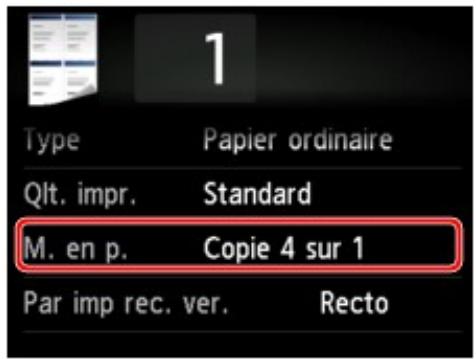 CANON MG 7150 - Copie de quatre pages sur une seule feuille - 1