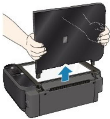 CANON PIXMA MX495 - - Retrait du capot de documents : - 1
