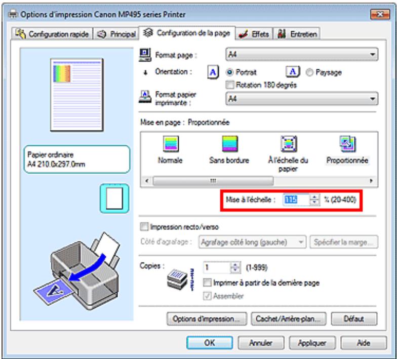 CANON PIXMA MX495 - Impression proportionnée - 4