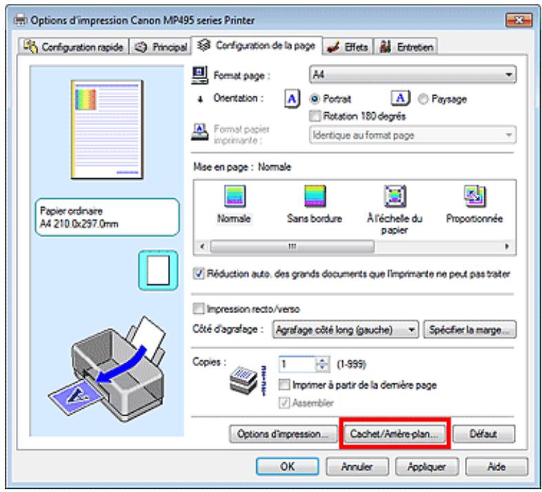 CANON PIXMA MX495 - Enregistrement d'un nouveau cachet - 1
