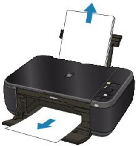 CANON PIXMA MX495 - Bourrage papier au niveau de l'emplacement de la sortie papier ou du réceptacle arrêté - 1