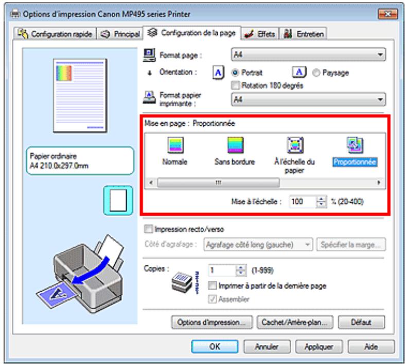 CANON PIXMA MX495 - Impression proportionnée - 2