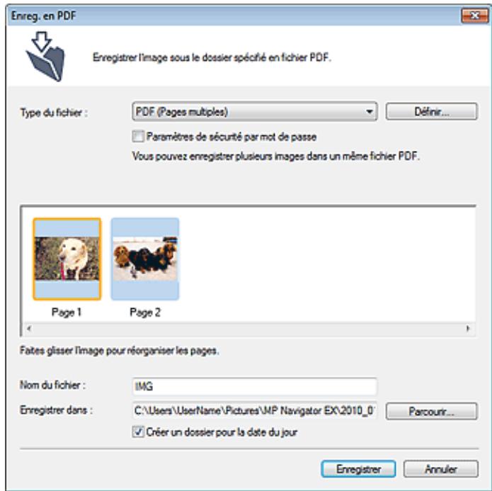 CANON PIXMA MX495 - Enregistrement sous forme de fichiers PDF - 2