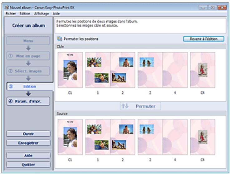 CANON PIXMA MX495 - Permutation des photos - 3