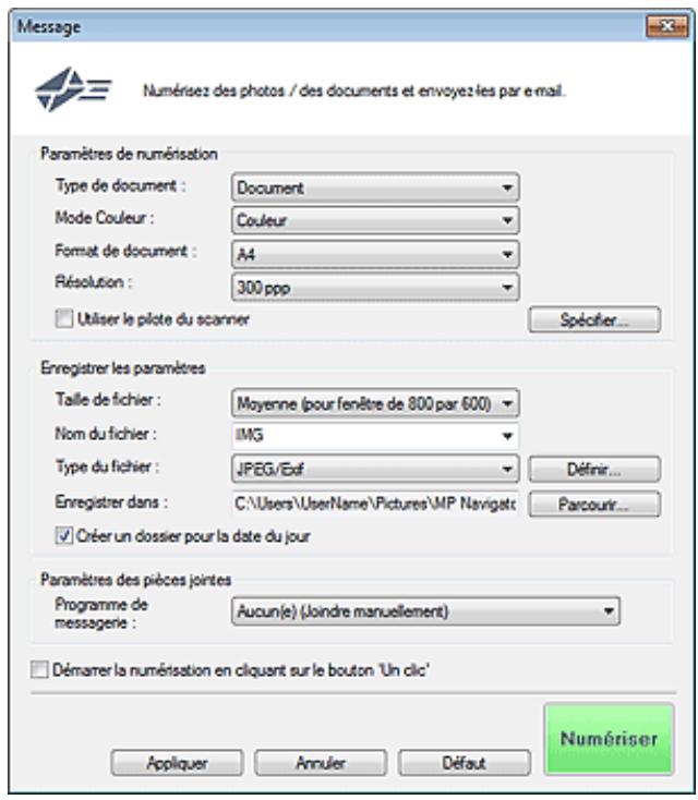 CANON PIXMA MX495 - Boîte de dialogue Message - 1