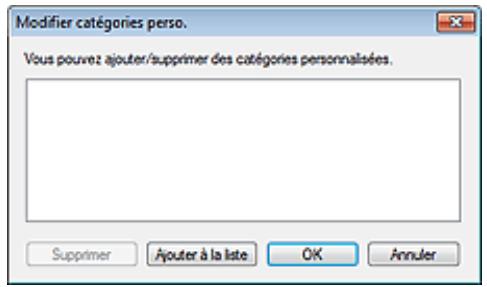 CANON PIXMA MX495 - Création de catégories personalisées - 1