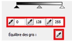 CANON PIXMA MX495 - Ajustement des histograms (à l'aide du compte-gouttes) - 1