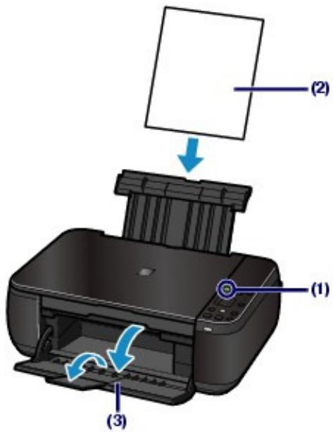 CANON PIXMA MX495 - Préparez l'opération de copie. - 1
