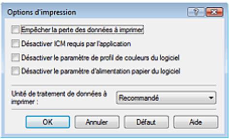 CANON PIXMA MX495 - Changement des options d'impression - 2