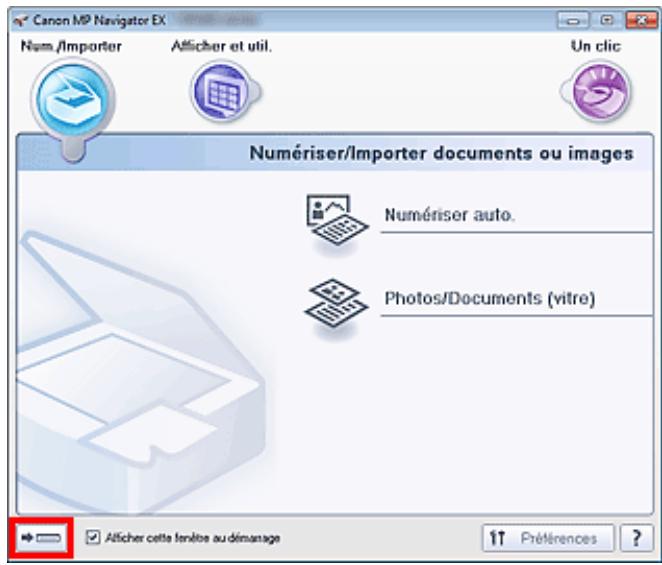 CANON PIXMA MX495 - Démarrage du mode Un cli c - 1