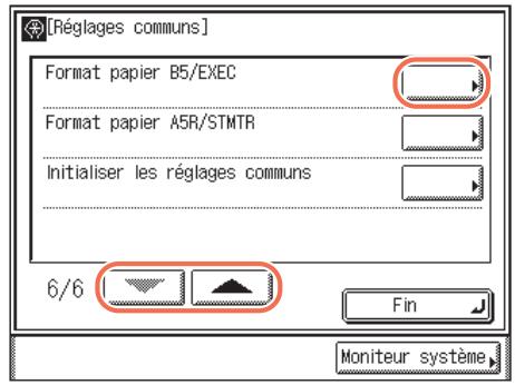 CANON IMAGERUNNER 2535 - Appuyez sur (※) (mode utiliser)  [réglages communs]. - 2