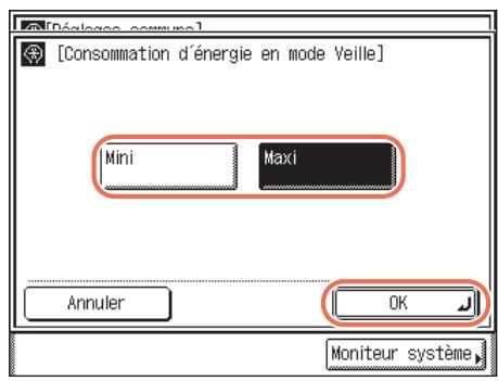 CANON IMAGERUNNER 2535 - Appuyez sur (※) (mode utiliser)  [réglages commons] - 4