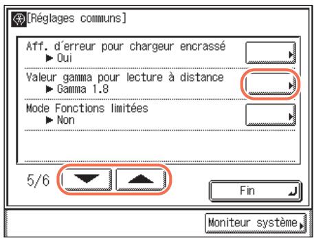 CANON IMAGERUNNER 2535 - Appuyez sur (※) (mode utiliser)  [réglages commun]. - 2
