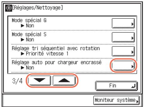 CANON IMAGERUNNER 2535 - Appuyez sur (mode utiliser)  [réglages/nettoyage]. - 1